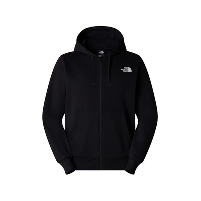 Felpa Uomo Simple Dome con zip Nero