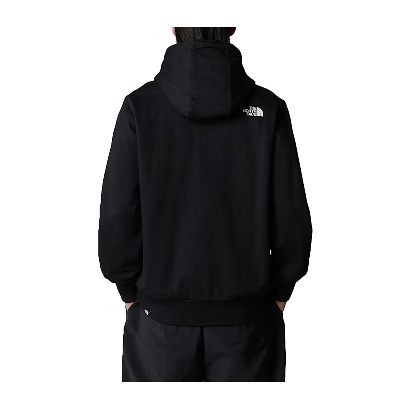 Felpa Uomo Simple Dome con zip Nero modello retro