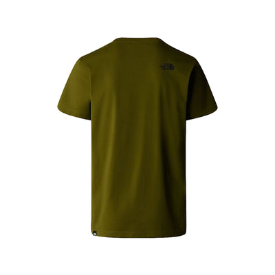 T-shirt Uomo Simple Dome Verde oliva retro