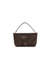 GIANNI CHIARINI Borsa Mashup in Suede Laserato