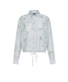 SEVENTY Camicia Voile Viscosa Ricamata Floreale Donna