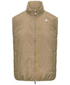 Gilet Uomo Valen Plain Warm Beige, in nylon con logo