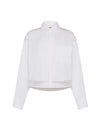 SEVENTY Camicia Corta Cotone Organza Leggera Donna