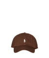  Cappello Marrone Cotone Pony Ricamato