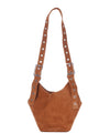 DONDUP Borsa in pelle marrone tracolla regolabile