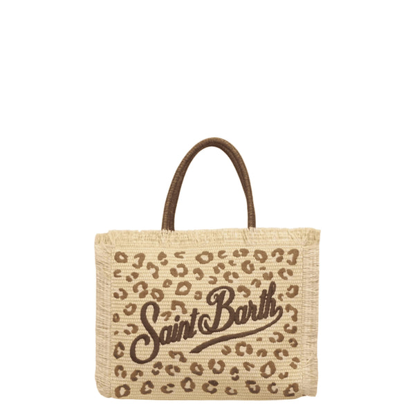 SAINT BARTH Vanity Straw N Borsa Donna Animalier