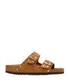 BIRKENSTOCK Arizona Rivet Border Ciabatta Donna Cognac