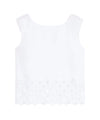 MAXMARA BEACHWEAR Top Bchmaggio Popeline Bianco Ottico
