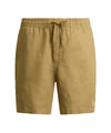 RALPH LAUREN Short Polo Prepster 15 cm in Lino Marrone