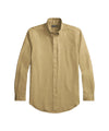 RALPH LAUREN Camicia Uomo Custom Fit Lino Café au Lait