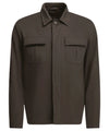 HERNO Overshirt in Cotone Marrone