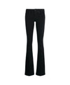 Women's trousers with regular waist and applied logo