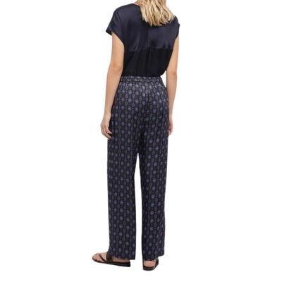 Patterned women's trousers 0128M284