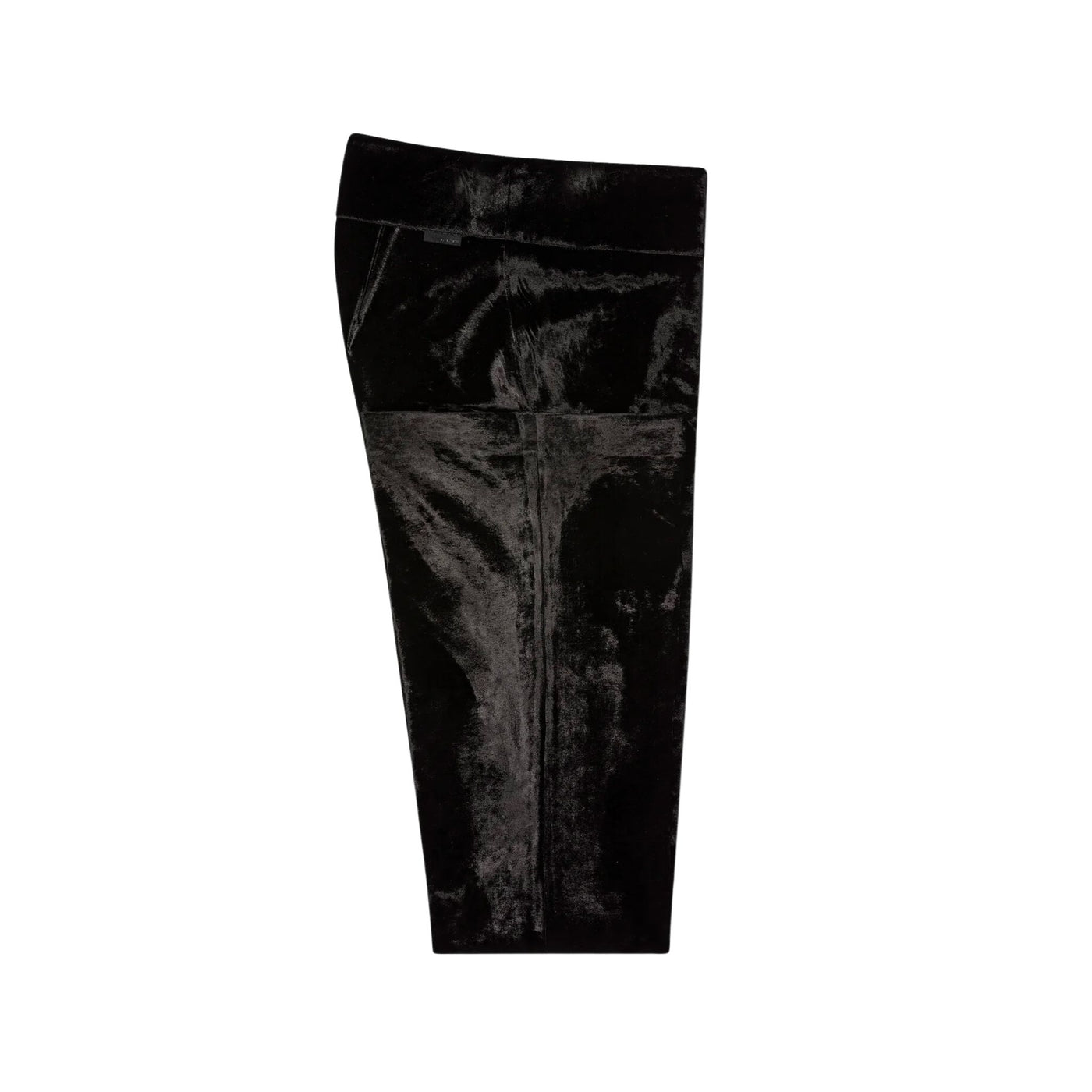 immagine pantalone laterale piegato nero