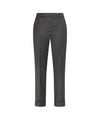 Women's trousers with flounces on the bottom