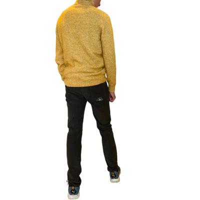 foto pantalone posteriore marrone uomo