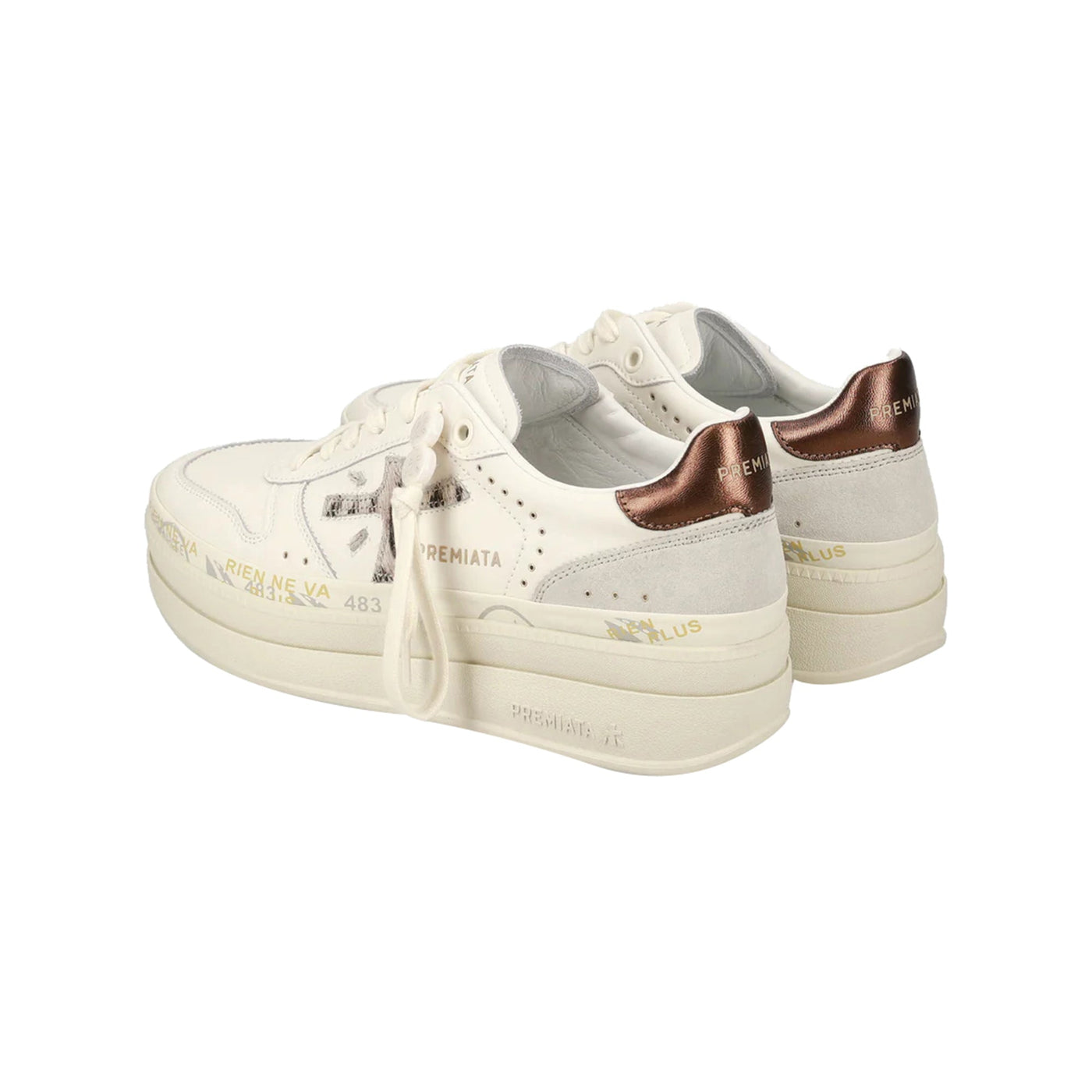 Retro Sneakers Micol in pelle