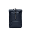 Zaino impermeabile unisex a tinta unita in blu navy