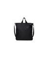 Zaino da viaggio impermeabile Rains unisex a tinta unita nero