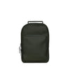 Zaino Unisex Book Verde, impermeabile, con tasca frontale