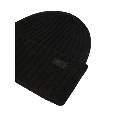 Berretto in filato di lana RITMO - Nero