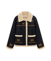 Giacca Donna Chuba in denim con shearling