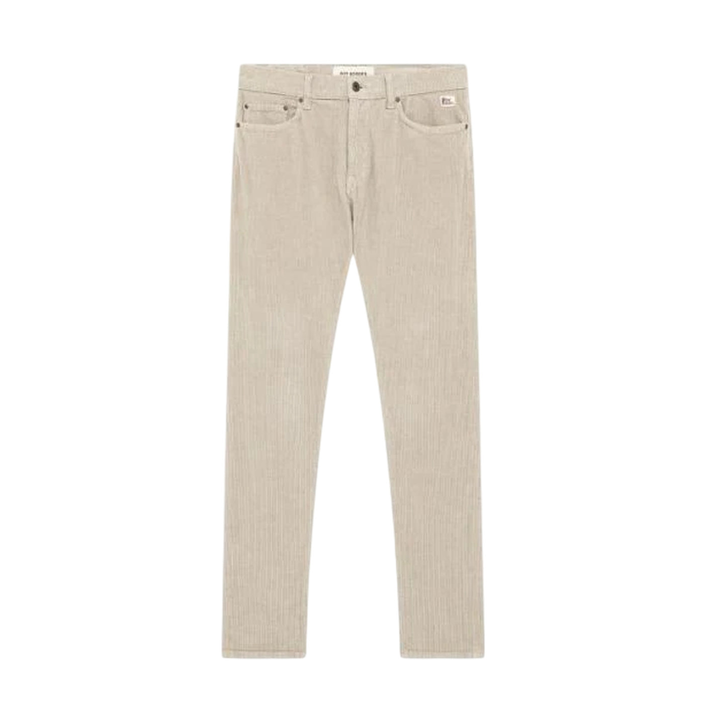 Pantalone Uomo in velluto Beige, con cinque tasche e salpa in tessuto