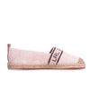 Women's espadrilles in canvas with logo