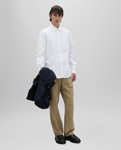 ASPESI Camicia Oxford Cotone Azzurro Uomo