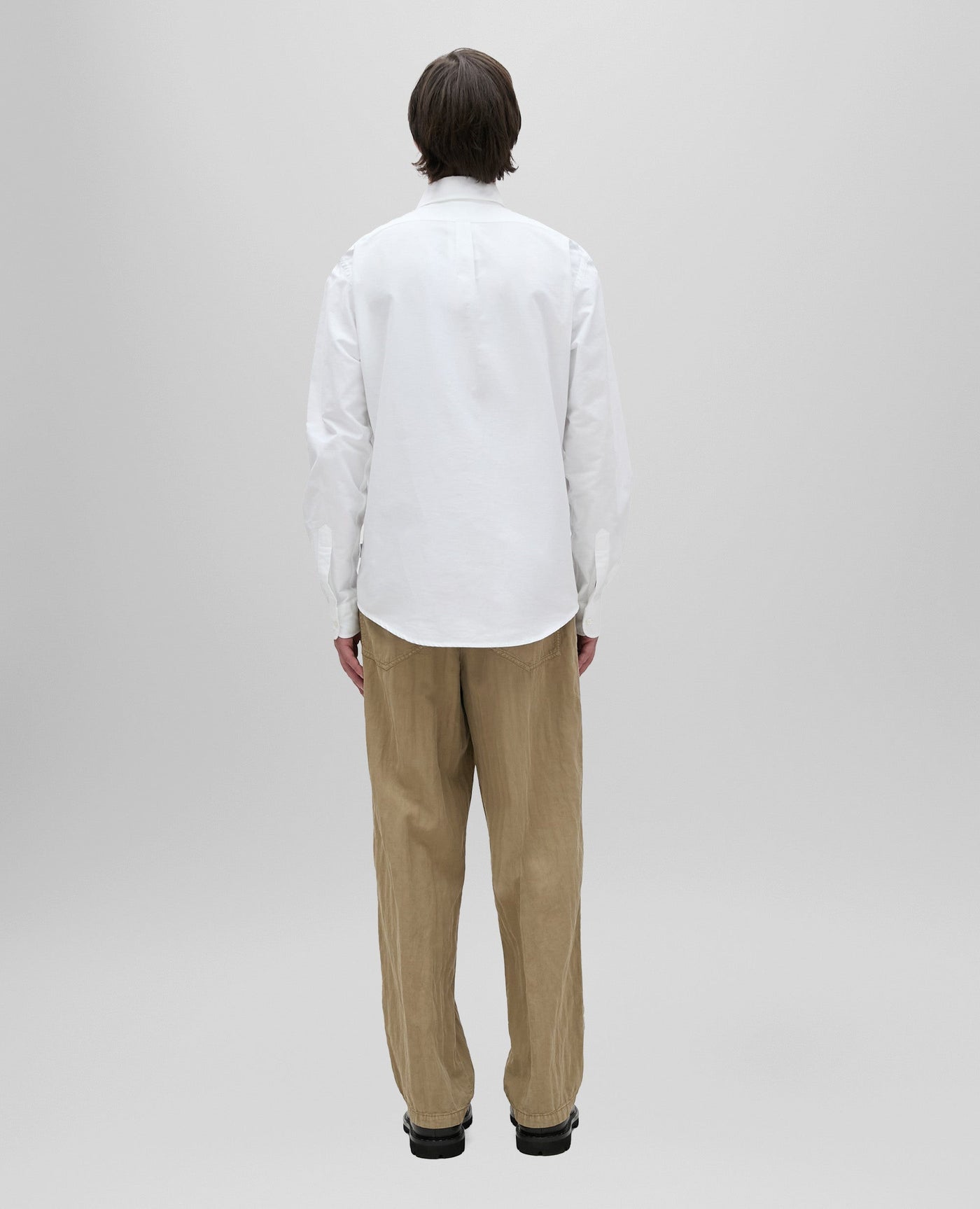 ASPESI Camicia Oxford Cotone Azzurro Uomo