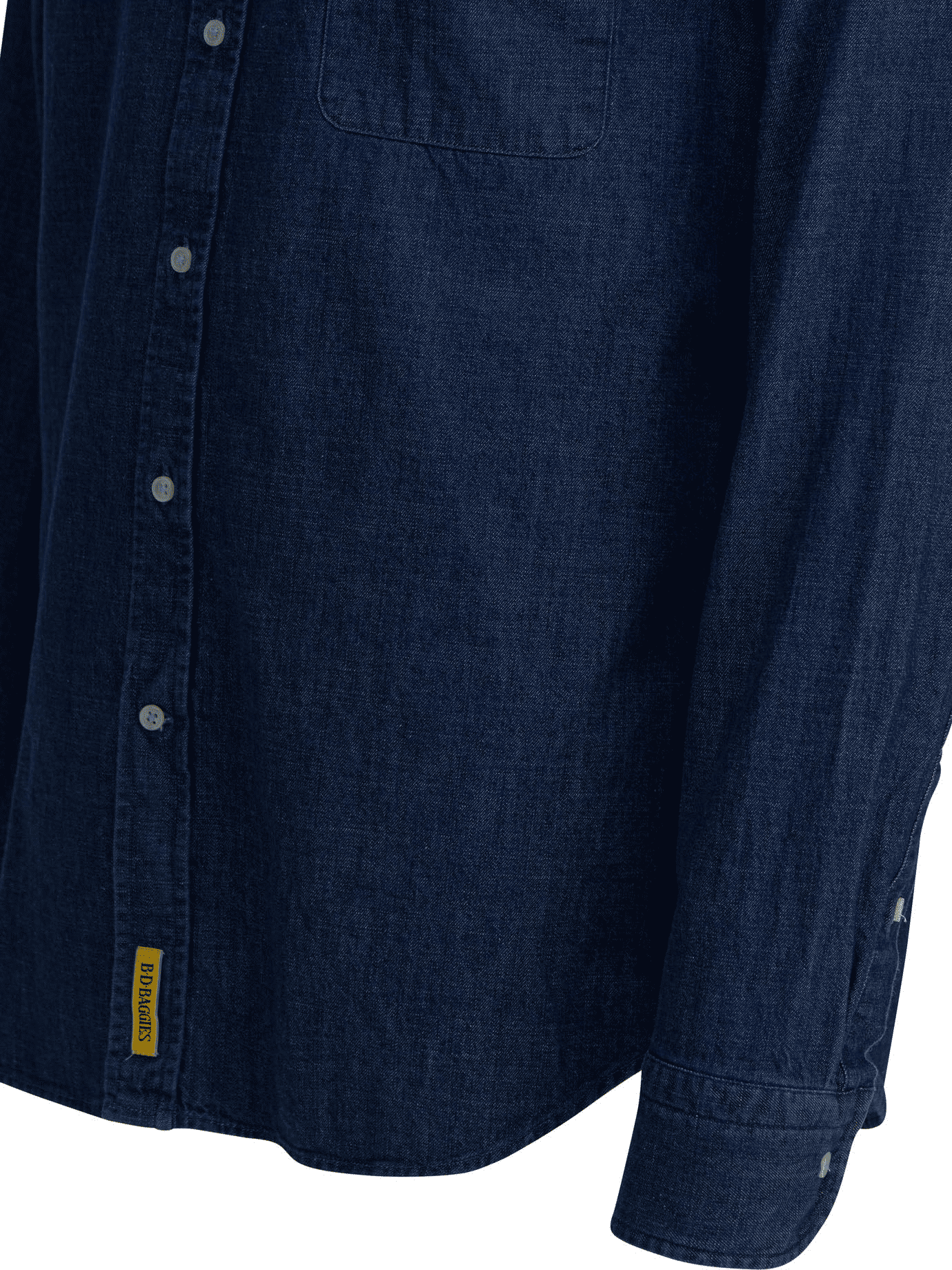 B-D Baggies Camicia Denim Cotone Uomo