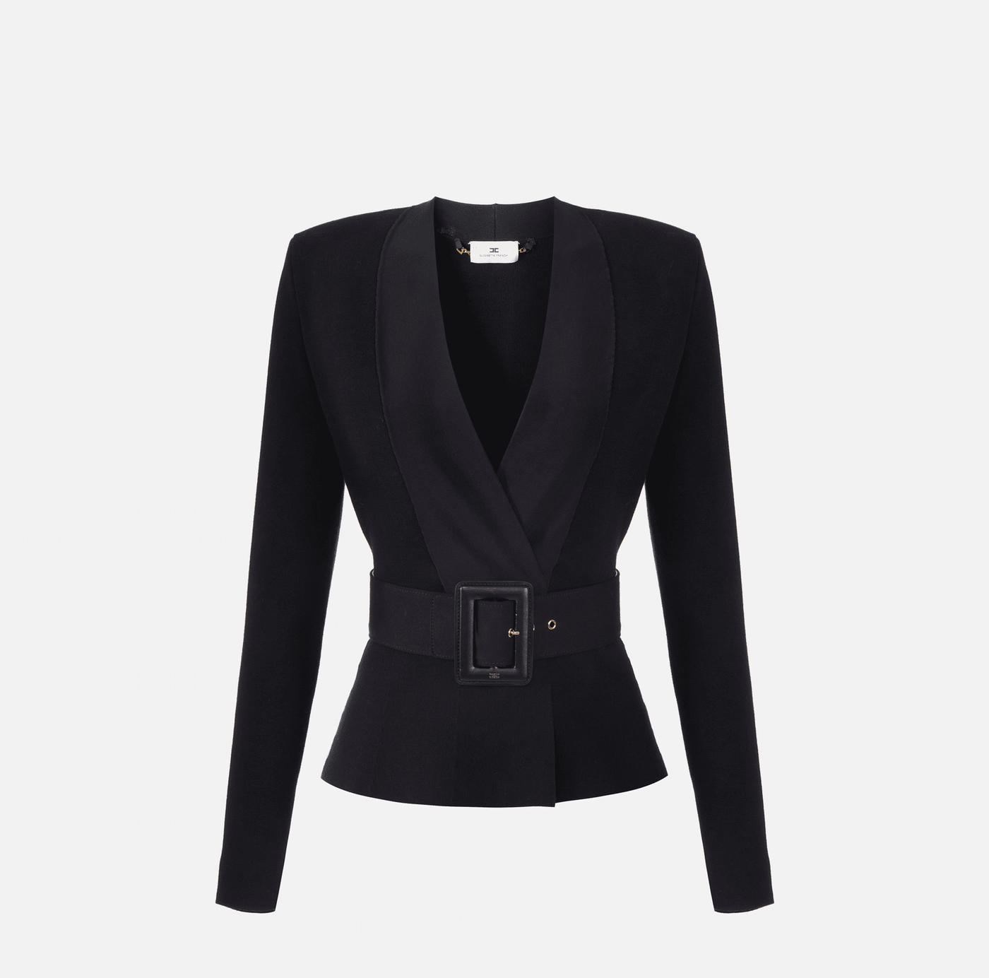 Elisabetta Franchi Giacca Maglia Cintura Donna