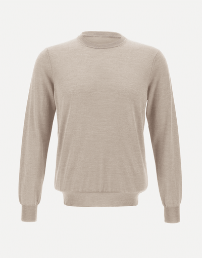 Filippo De Laurentiis Maglia Uomo Leggera Seta/Lino/Lana