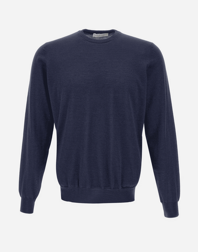 Filippo De Laurentiis Maglia Uomo Leggera Seta/Lino/Lana