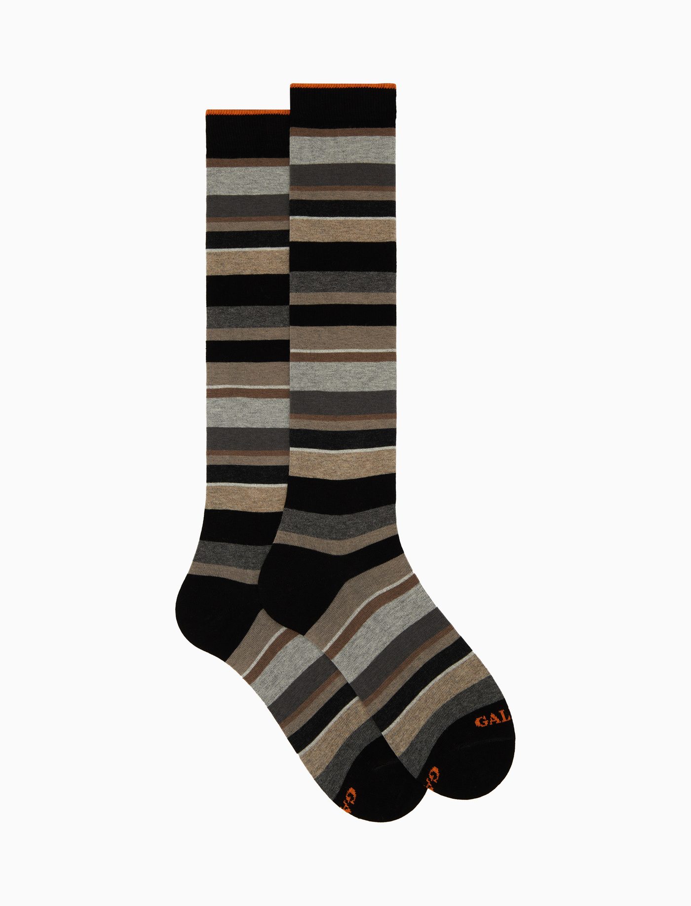 Gallo Calze Lunghe Uomo Cotone Righe Multicolor