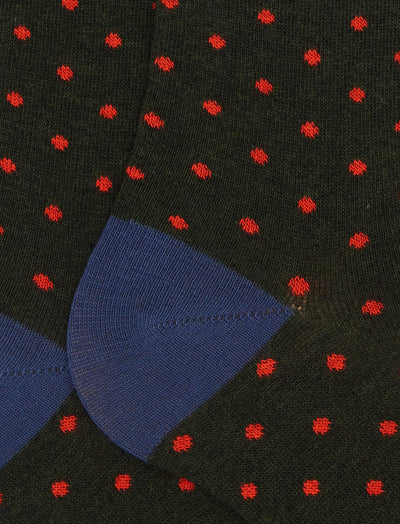Gallo Calze Lunghe Uomo Cotone Fantasia Pois