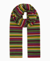Gallo Sciarpa Unisex Invernale Pile Righe Multicolor