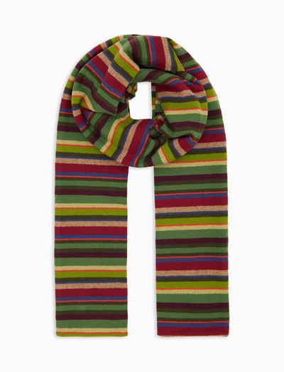 Gallo Sciarpa Unisex Invernale Pile Righe Multicolor