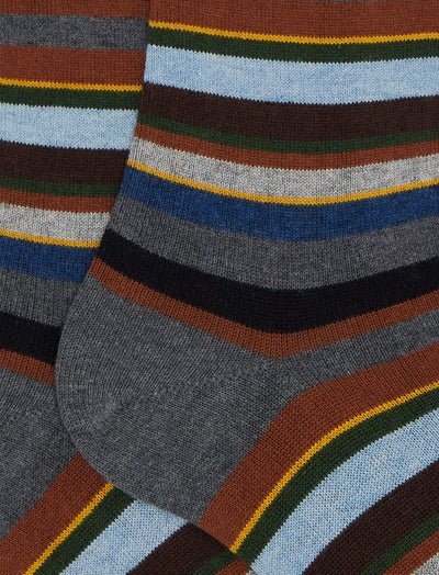 Gallo Calzini Lunghi Cotone Cashmere Uomo