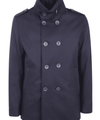Herno Cappotto Militare Corto Uomo Lana