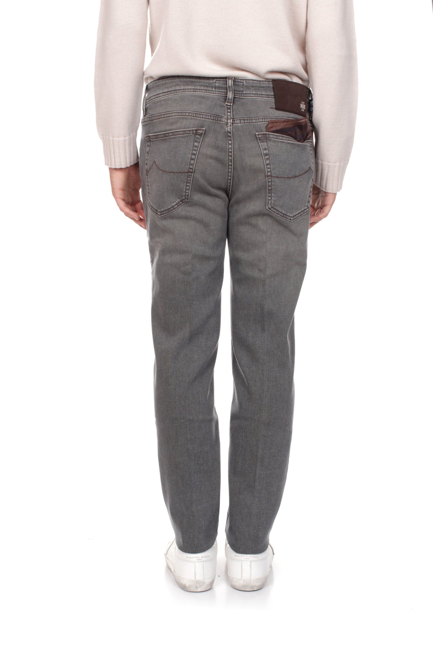 Jacob Cohen Jeans Scott Cropped Slim Uomo Cotone