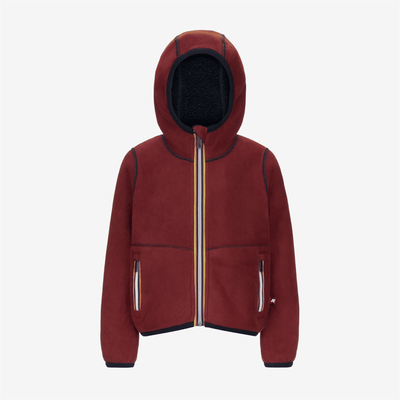 KWAY IT Sherpa Polar Reversible Hoodie Bambino