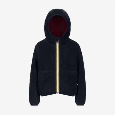 KWAY IT Sherpa Polar Reversible Hoodie Bambino