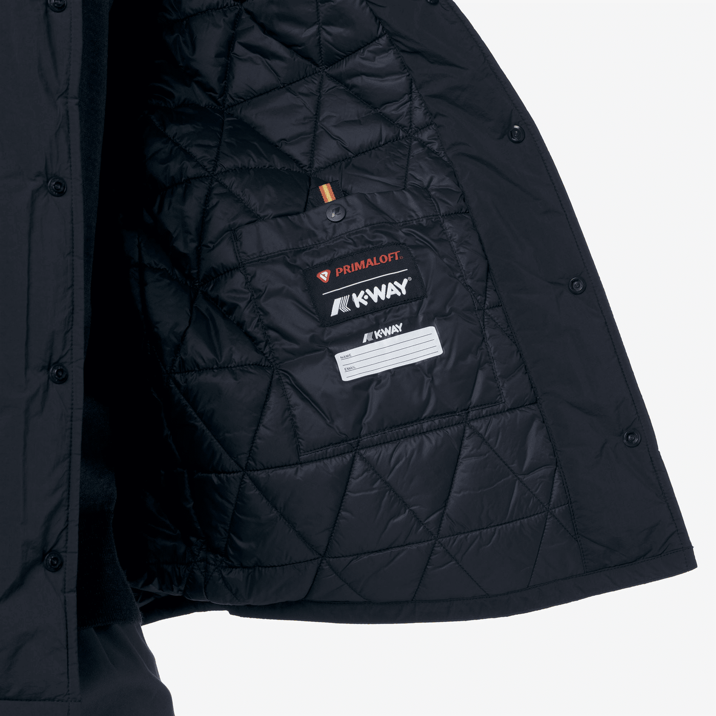 KWAY IT Giacca Uomo Warm Impermeabile Primaloft