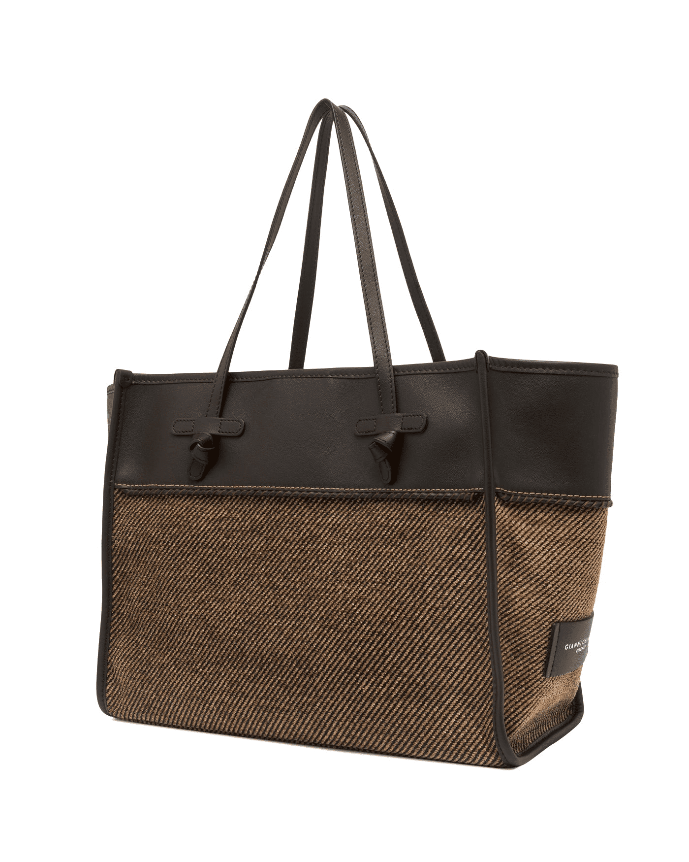 Marcella Borsa a Mano Memory Pelle Tessuto