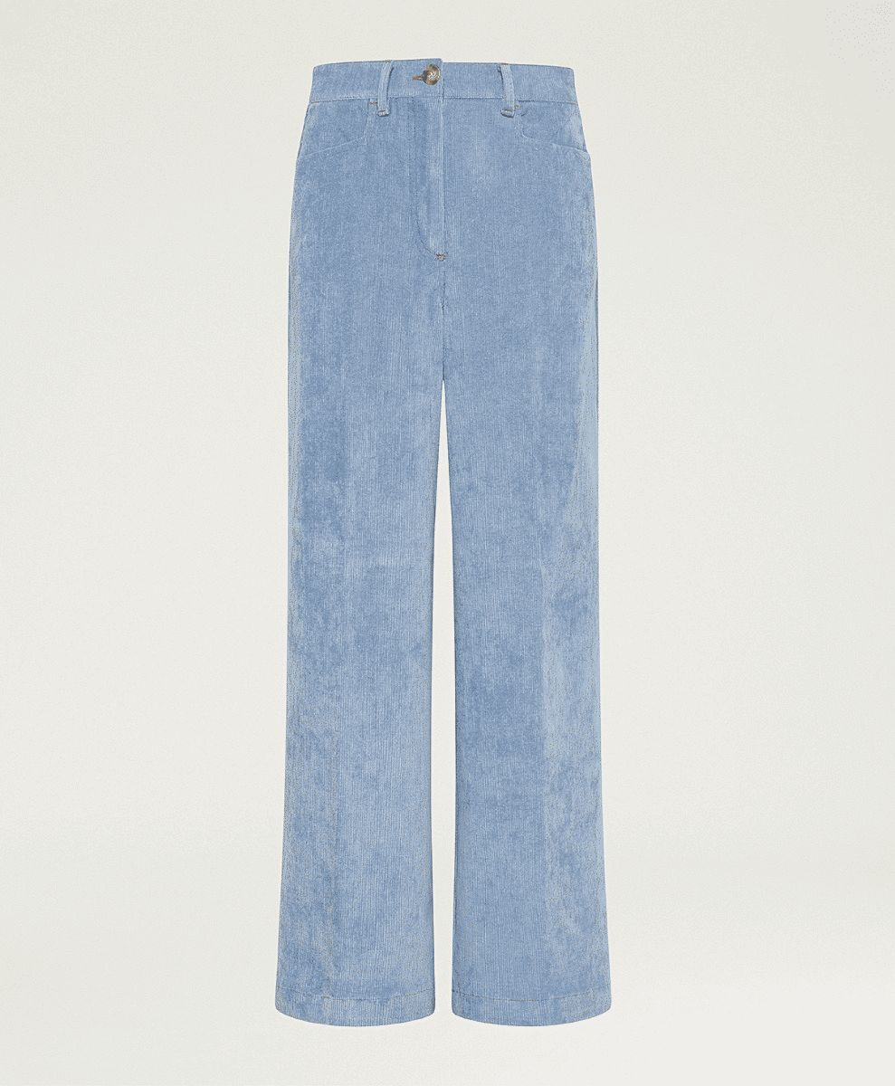 Momoni' Pantaloni Velluto Coste Stretch Donna