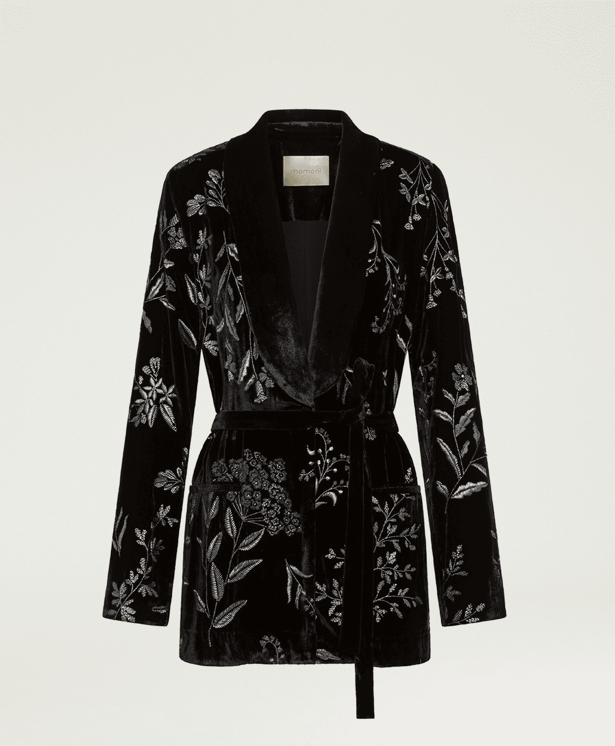 Momoni' Giacca Velluto Ricamato Donna