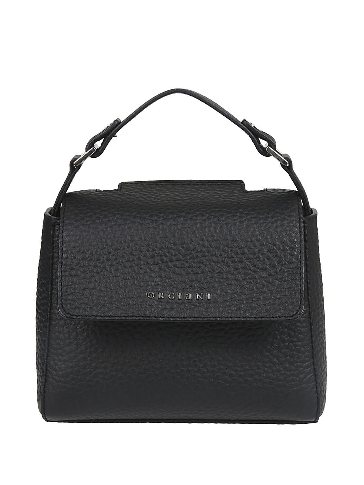 Orciani Borsa In Pelle Nera
