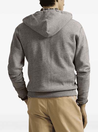 Felpa con cappuccio e zip