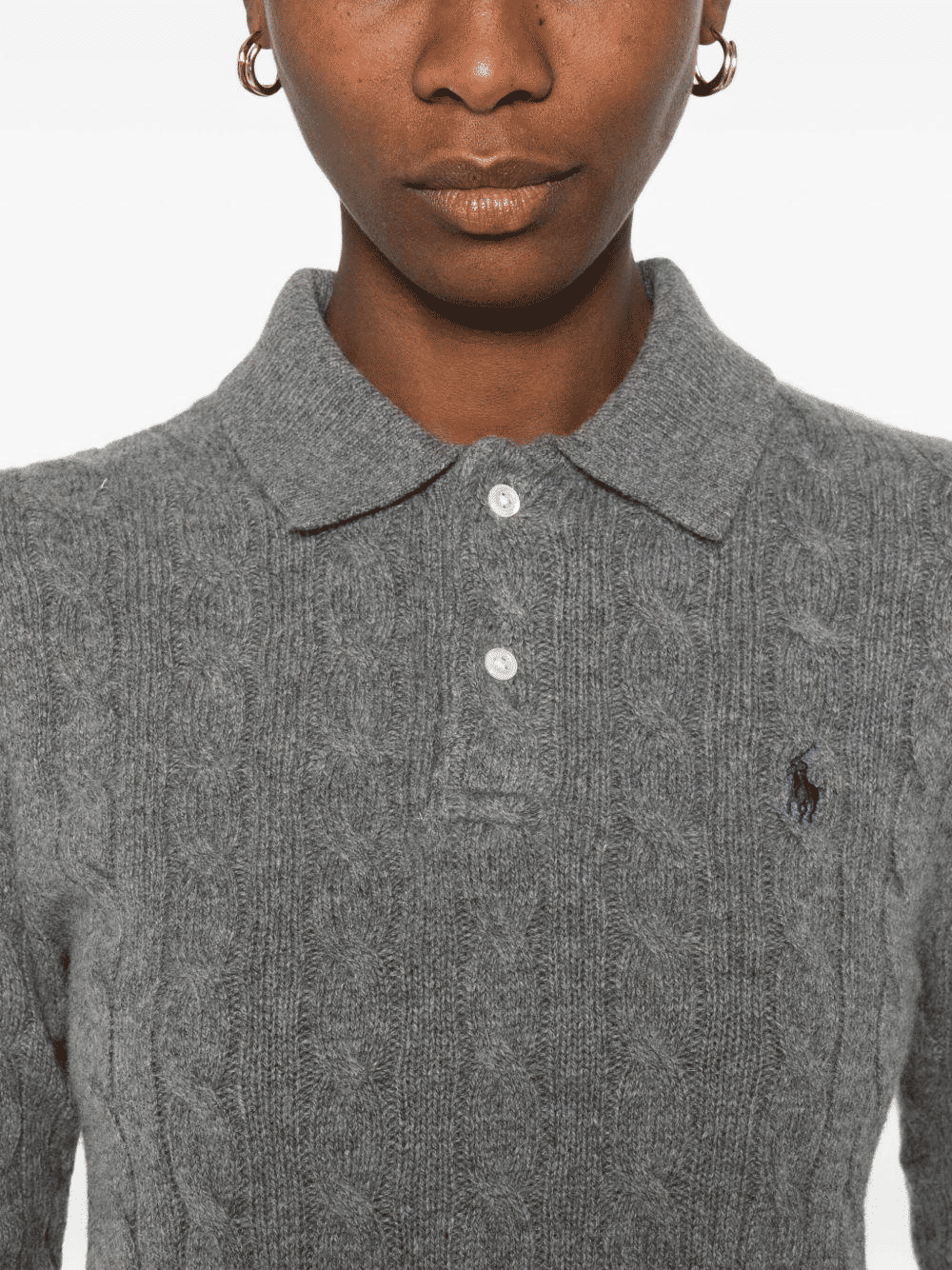 Maglia stile polo con logo
